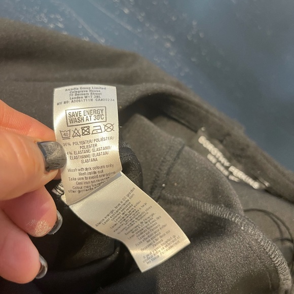 Dorothy Perkins super cute black strapless wide leg jumpsuit 6 - Picture 7 of 8